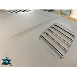 Капот для BMW E30 с жабрами (стеклопластик, стандартные крепления)